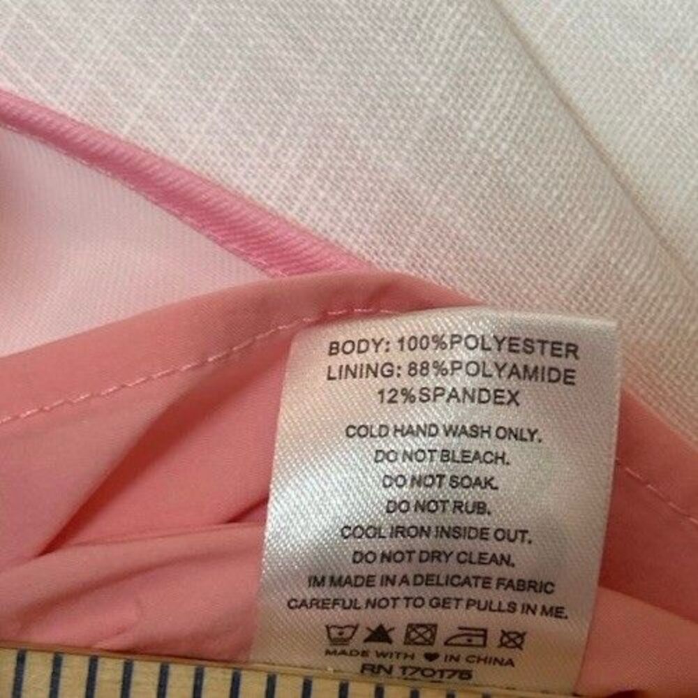 beginning boutique Temmie Pink Hibiscus Strapless Mini Dress XS - 2 - Picture 5 of 12